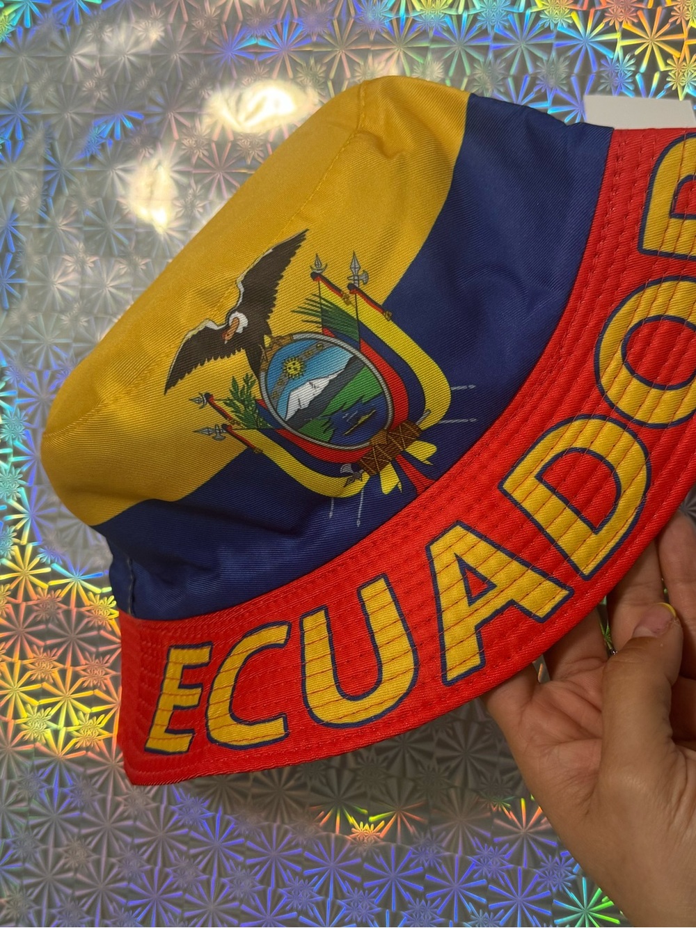 Ecuador Flag Bucket Hat - Bold Red, Yellow & Blue